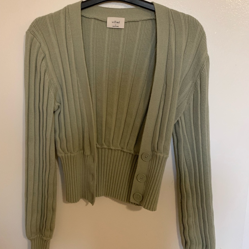 Wilfred plunge cardigan